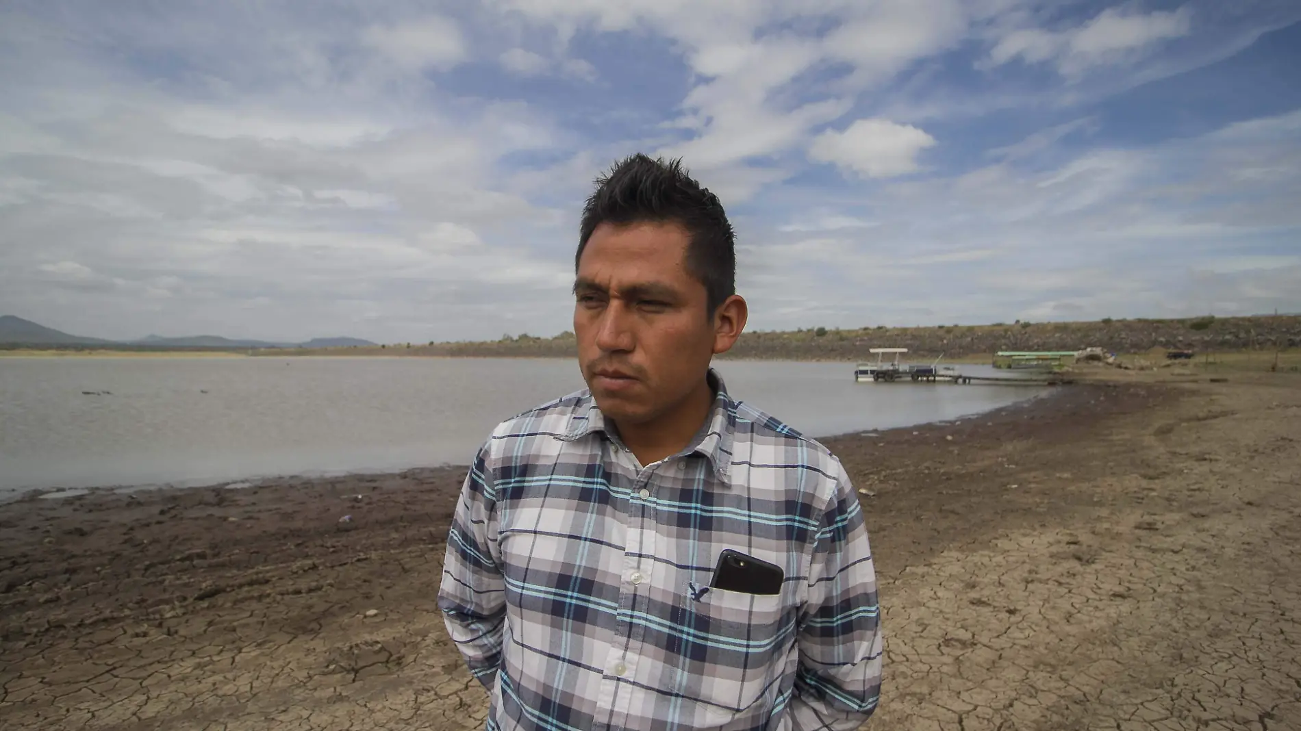 Gelasio Jaime Bautista, presidente de la Sociedad Cooperativa de Pescadores y Palaperos